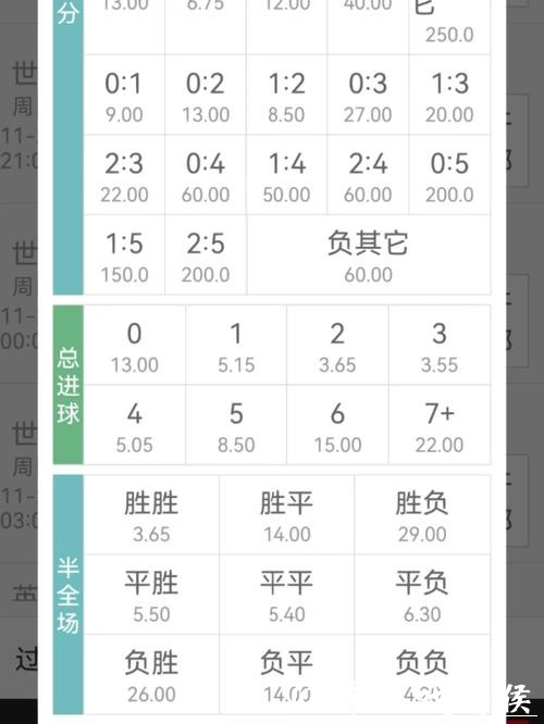 世界杯投注赔率解析与技巧